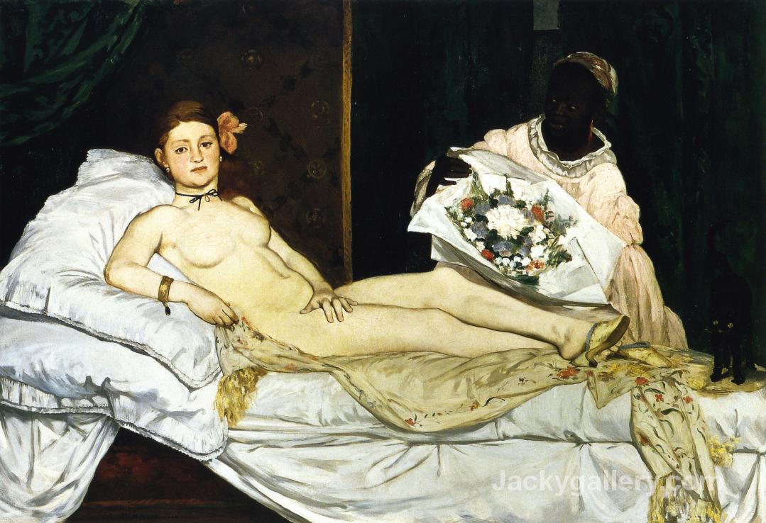 OLYMPIA by Edouard Manet paintings reproduction